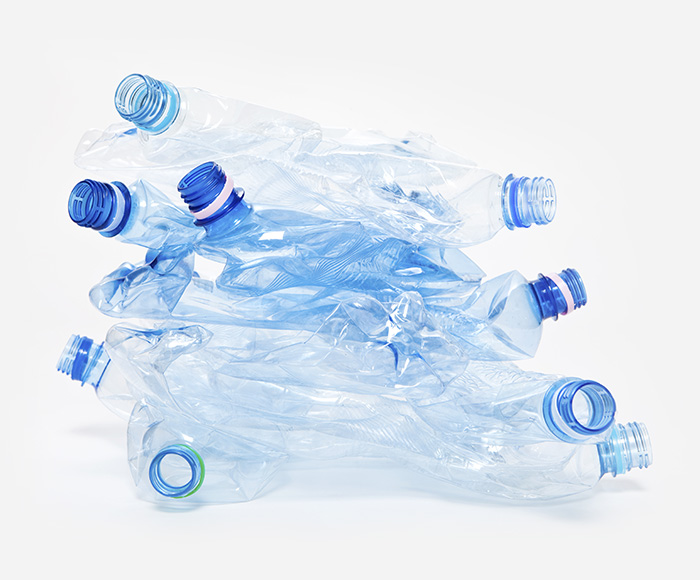 Environment used plastic bottles